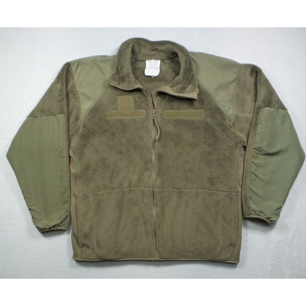 Military ECWCS Gen III Fleece Jacket Size Large Coyote Tan Polartec Peckham Inc
